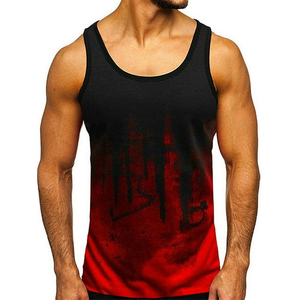 Details about   Gym Men Gym tank tops Sleeveless Shirts Fitness Shirt  Bodybuilding Workout Vest 